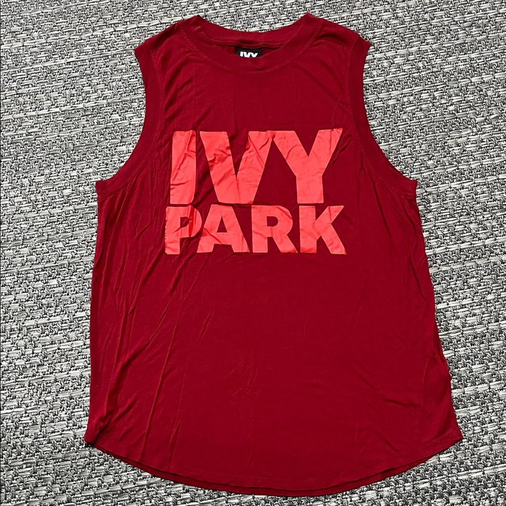 READ Ivy Park | Red Muscle Tee